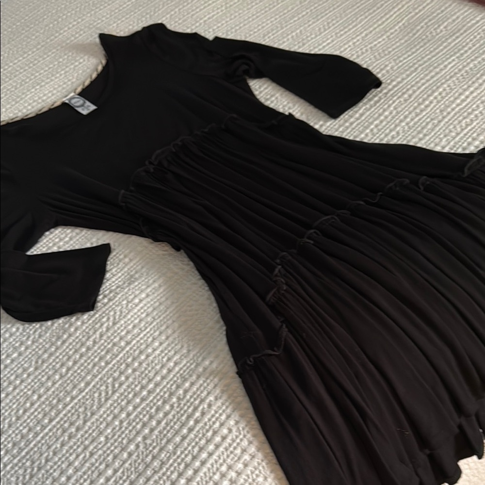 Honeyme Black Long Sleeve Dress